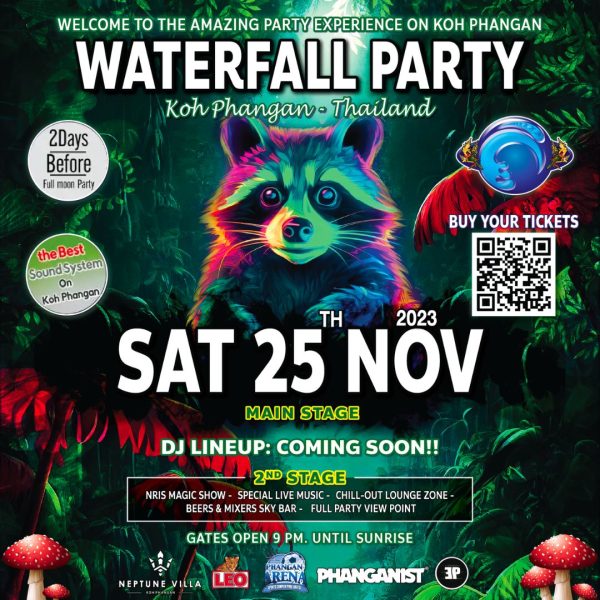 Waterfall Party 25th November 2023