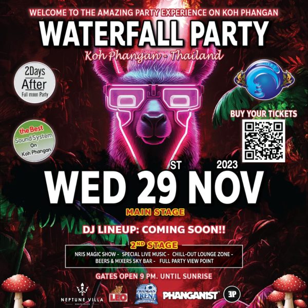 Waterfall Party 29th November