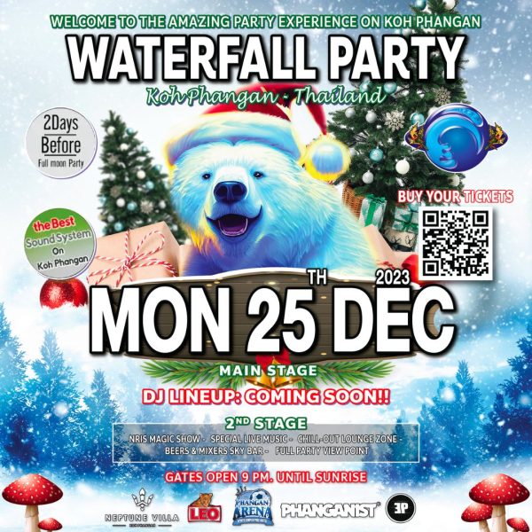 25th December Christmas Party at Waterfall