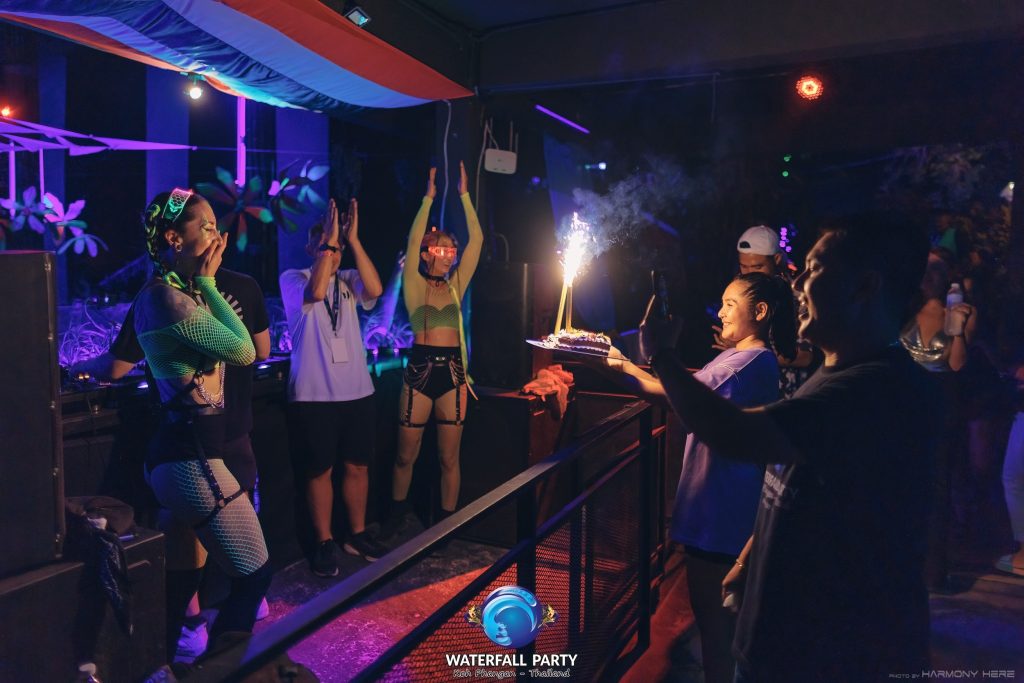 Celebrate Your Birthday At Waterfall Party Koh Phangan, Thailand